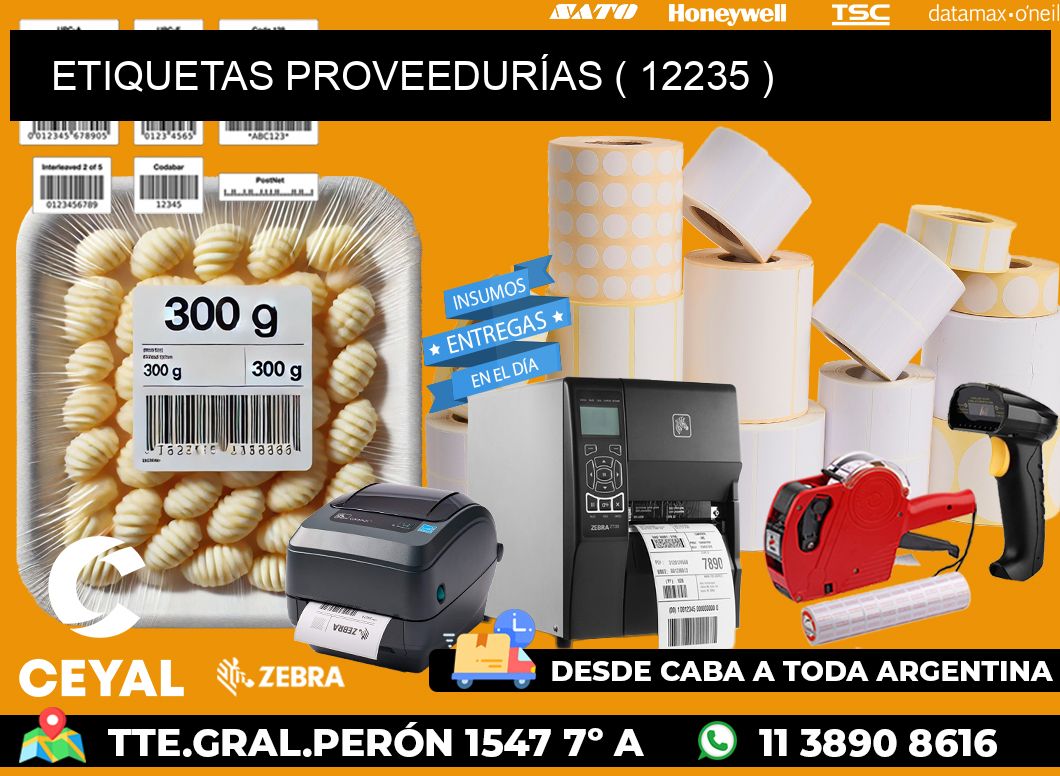 ETIQUETAS PROVEEDURÍAS ( 12235 )