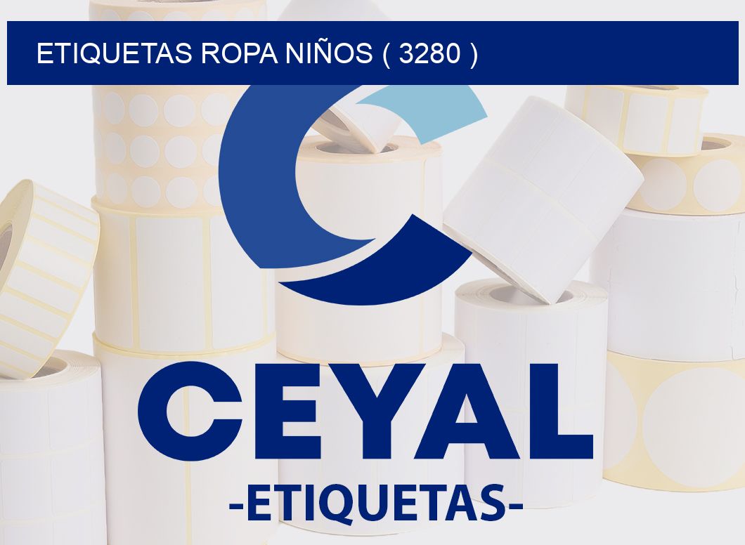 ETIQUETAS ROPA NIÑOS ( 3280 )