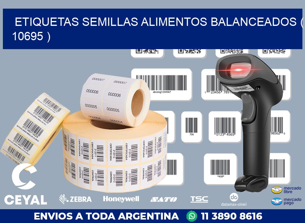 ETIQUETAS SEMILLAS ALIMENTOS BALANCEADOS ( 10695 )