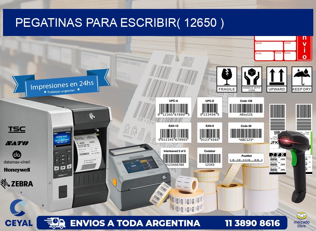 PEGATINAS PARA ESCRIBIR( 12650 )