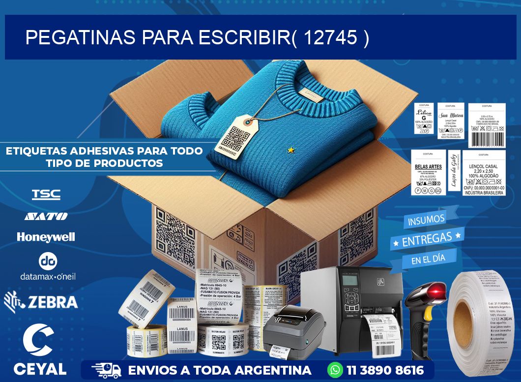 PEGATINAS PARA ESCRIBIR( 12745 )