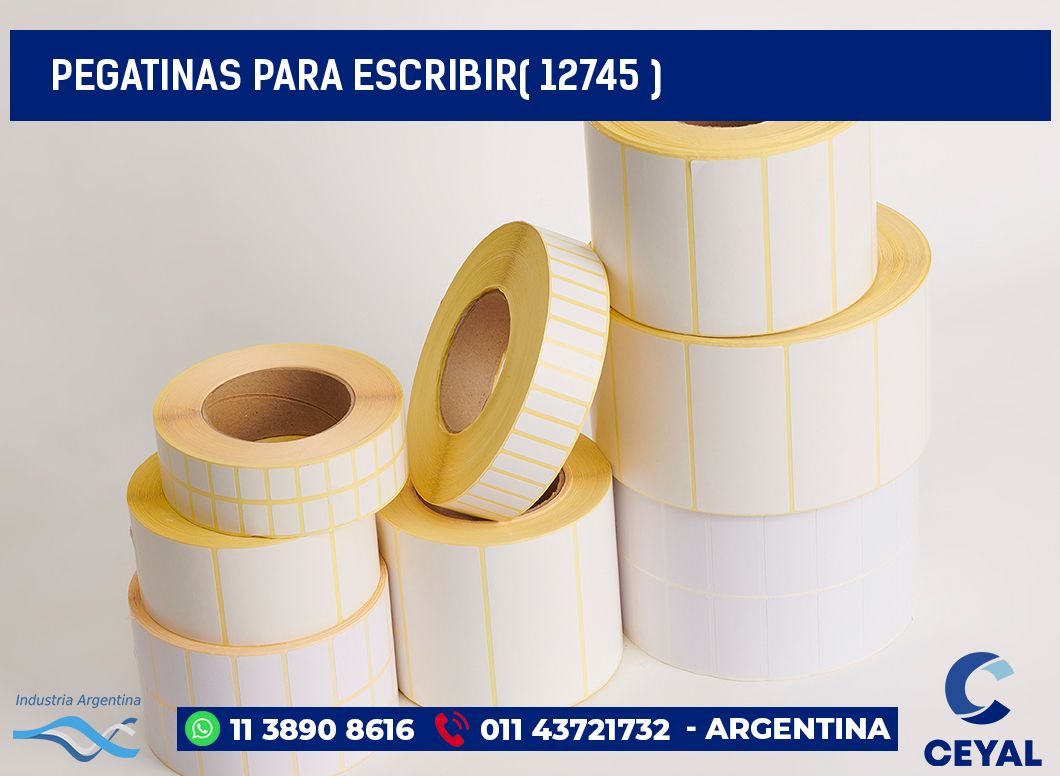 PEGATINAS PARA ESCRIBIR( 12745 )