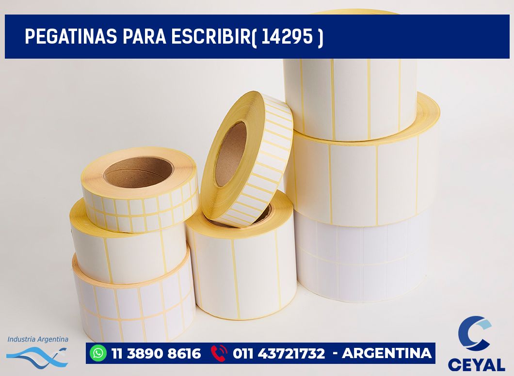 PEGATINAS PARA ESCRIBIR( 14295 )