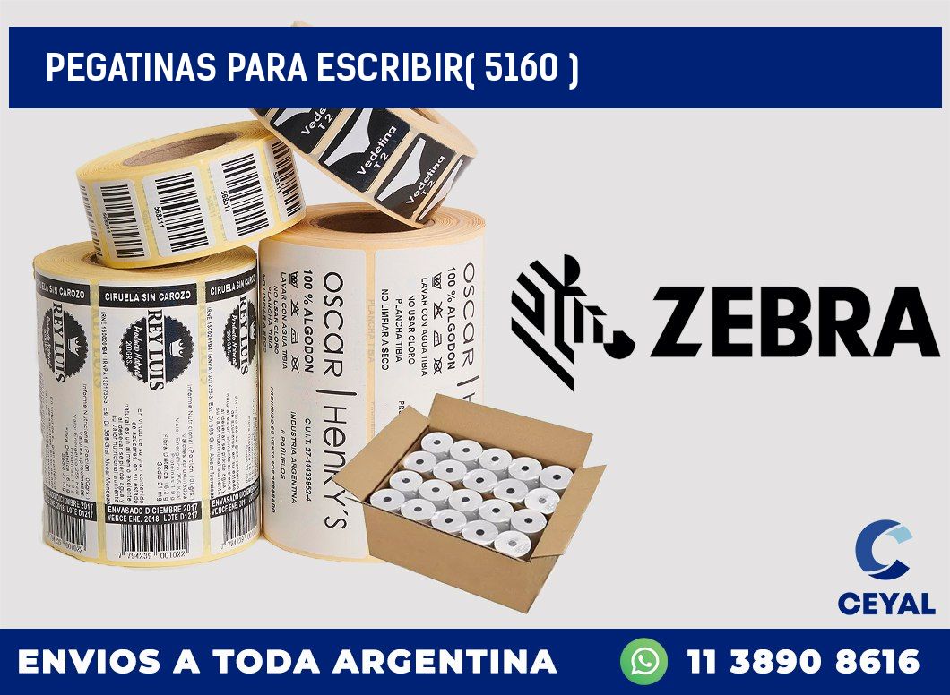 PEGATINAS PARA ESCRIBIR( 5160 )