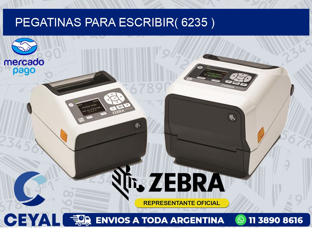 PEGATINAS PARA ESCRIBIR( 6235 )