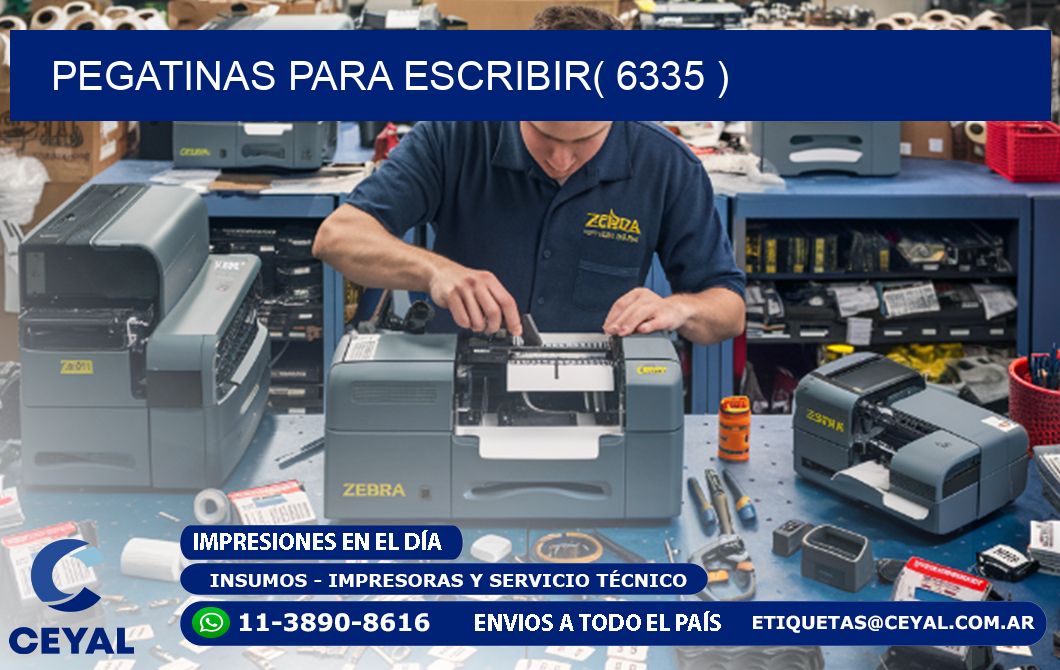 PEGATINAS PARA ESCRIBIR( 6335 )