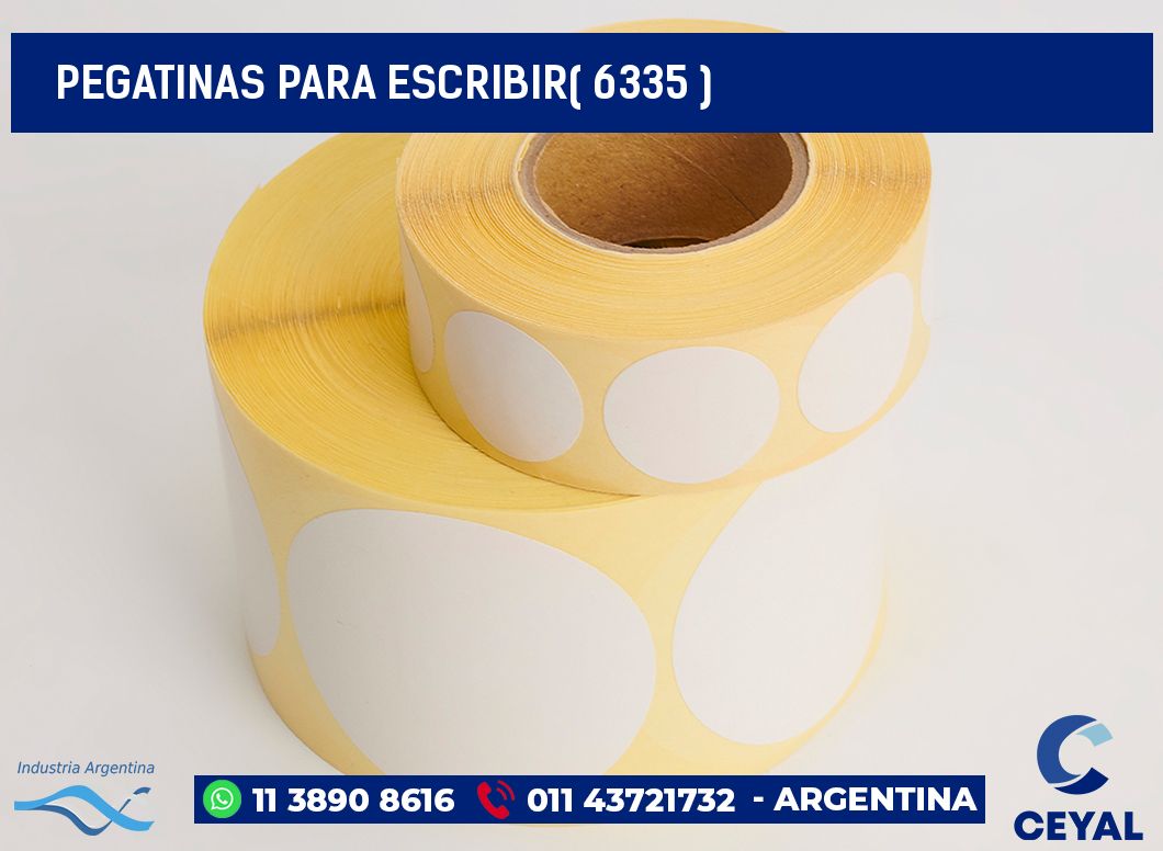 PEGATINAS PARA ESCRIBIR( 6335 )