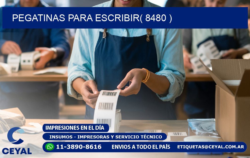 PEGATINAS PARA ESCRIBIR( 8480 )