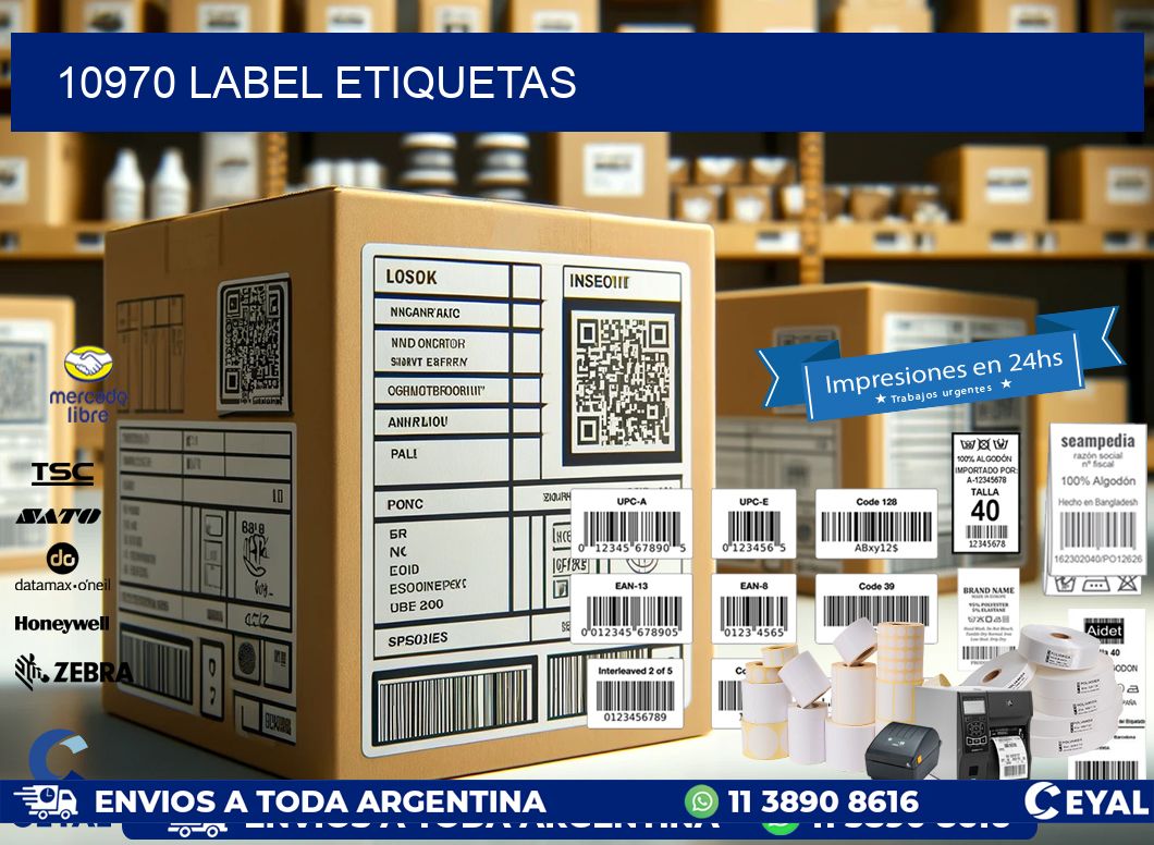 10970 LABEL ETIQUETAS