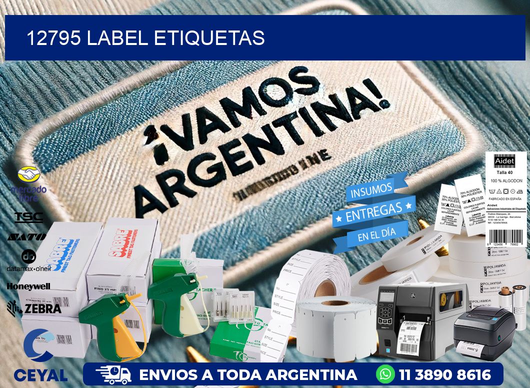 12795 LABEL ETIQUETAS