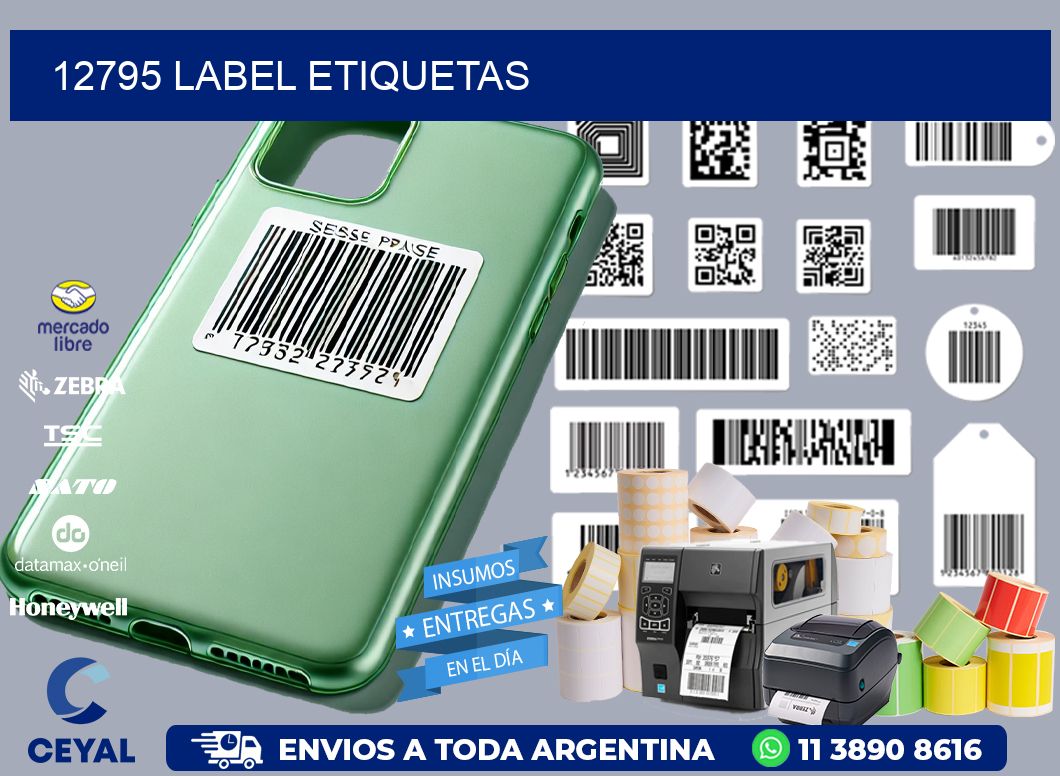 12795 LABEL ETIQUETAS