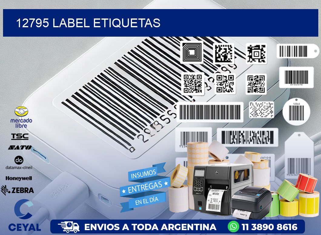 12795 LABEL ETIQUETAS