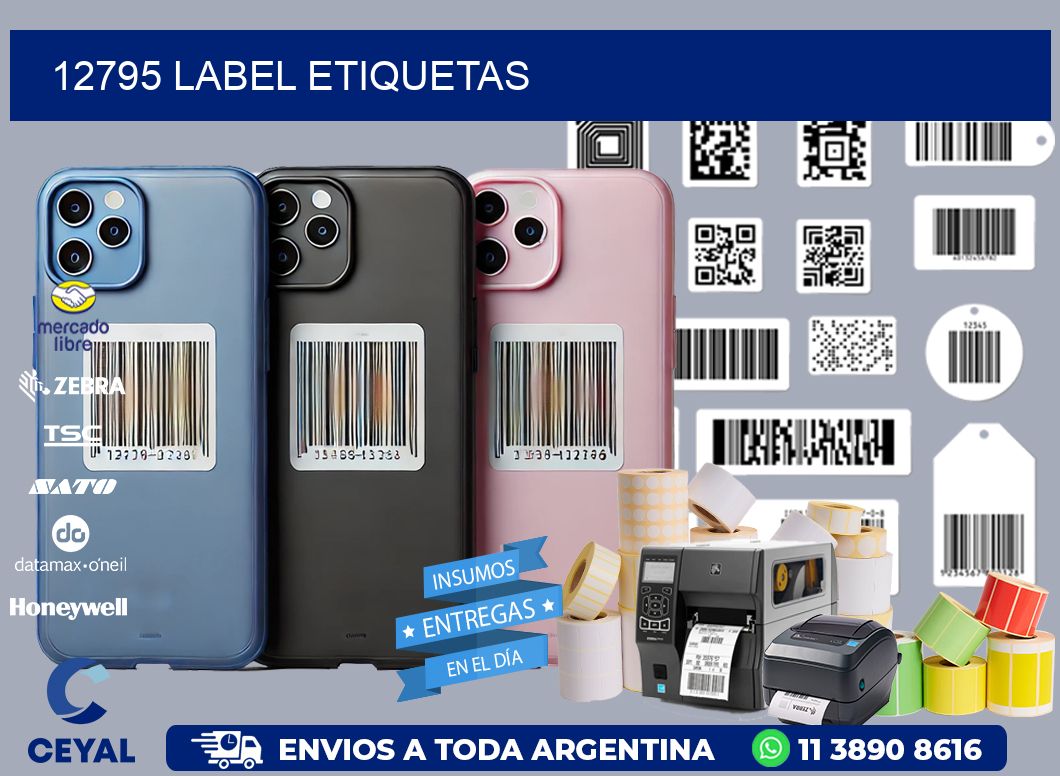 12795 LABEL ETIQUETAS