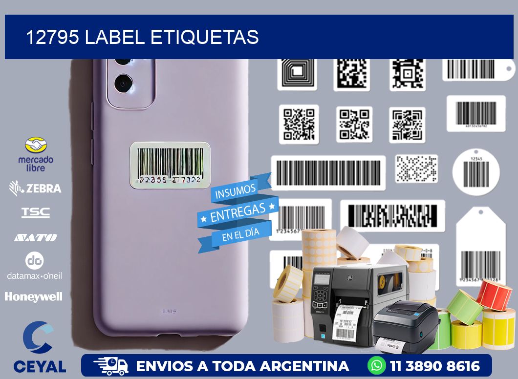 12795 LABEL ETIQUETAS