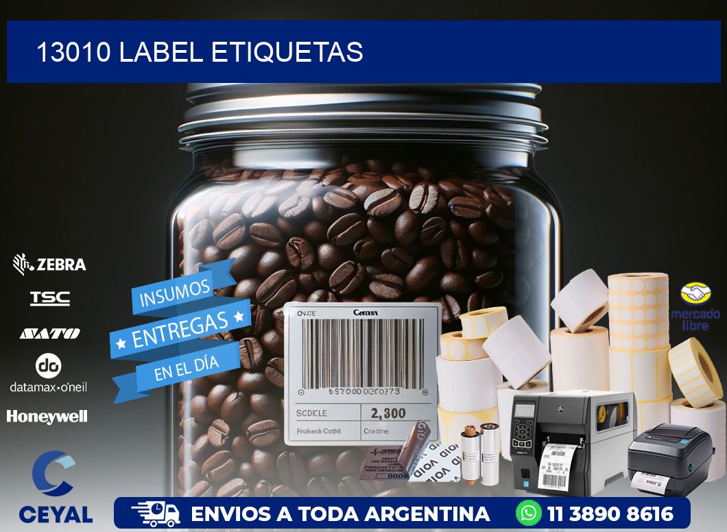 13010 LABEL ETIQUETAS