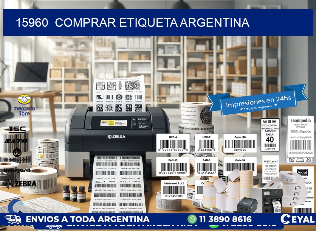 15960  COMPRAR ETIQUETA ARGENTINA