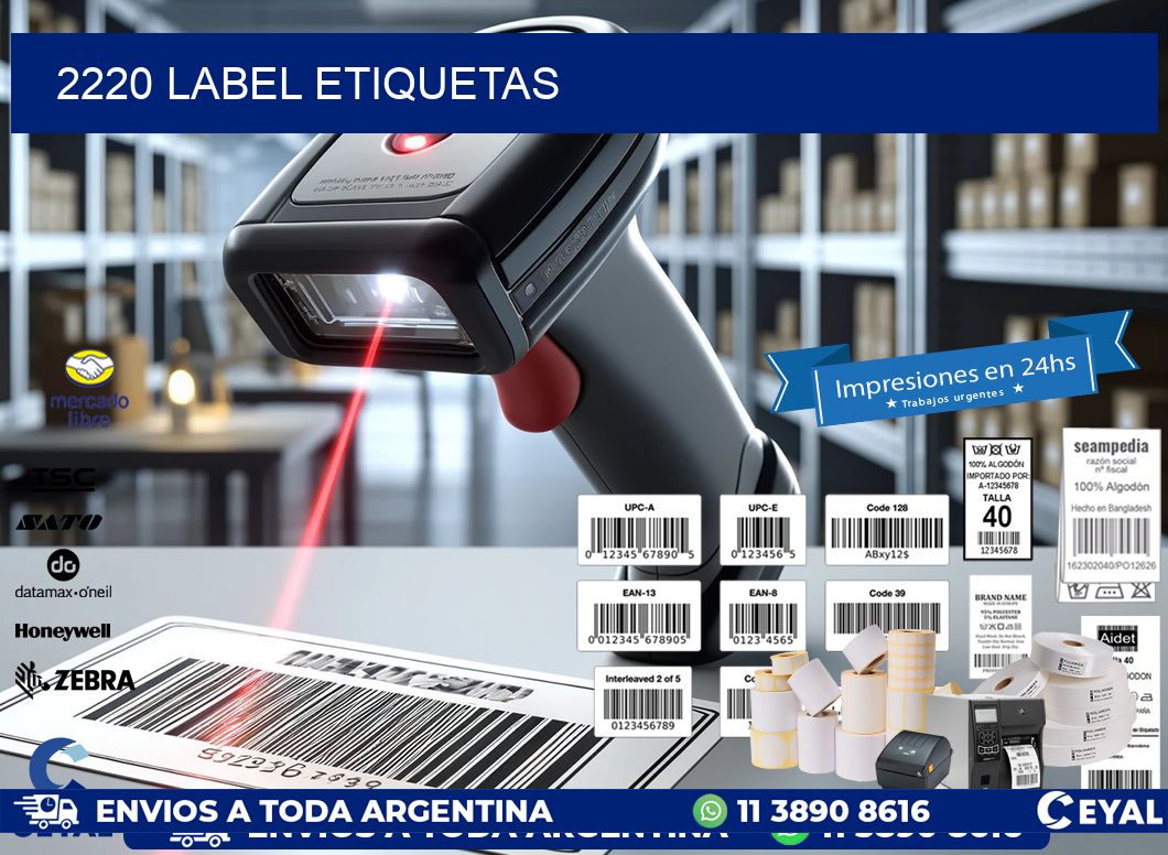 2220 LABEL ETIQUETAS