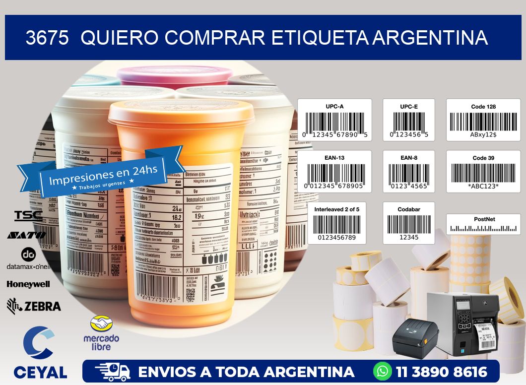 3675  QUIERO COMPRAR ETIQUETA ARGENTINA