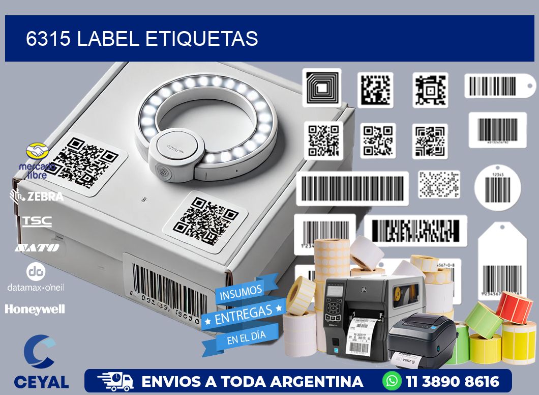 6315 LABEL ETIQUETAS