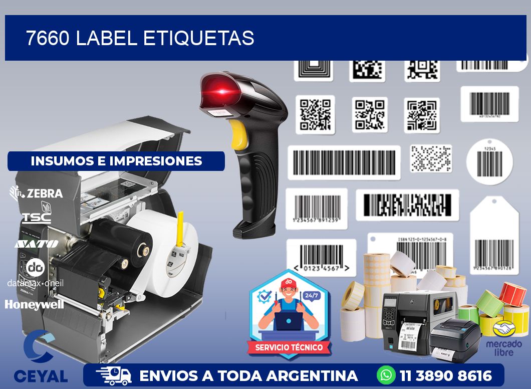 7660 LABEL ETIQUETAS