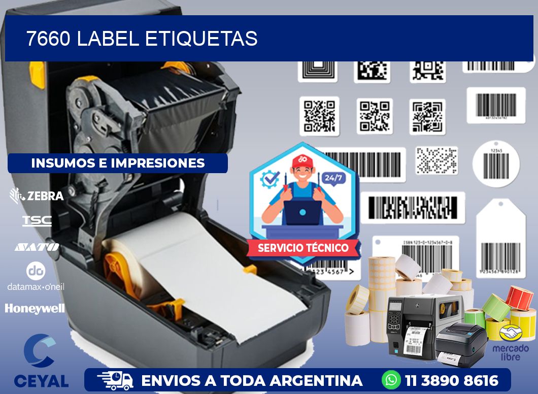 7660 LABEL ETIQUETAS