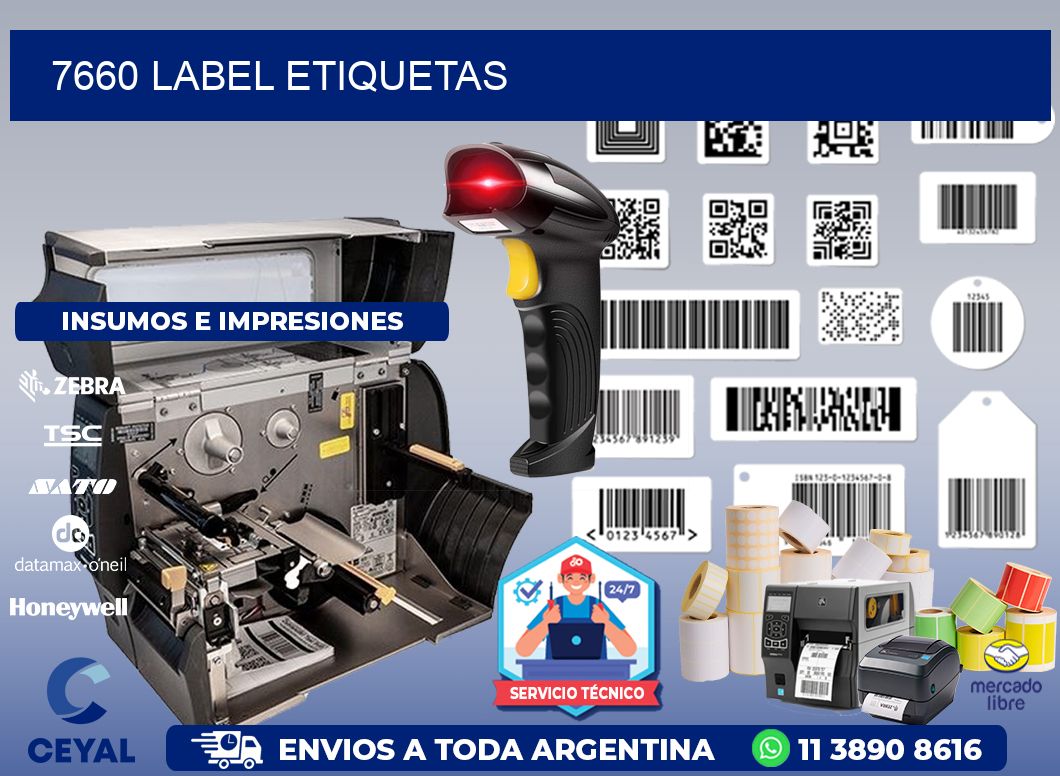 7660 LABEL ETIQUETAS