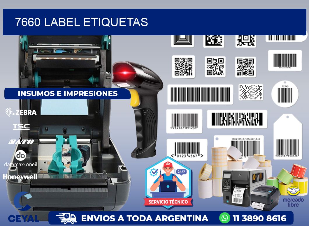 7660 LABEL ETIQUETAS