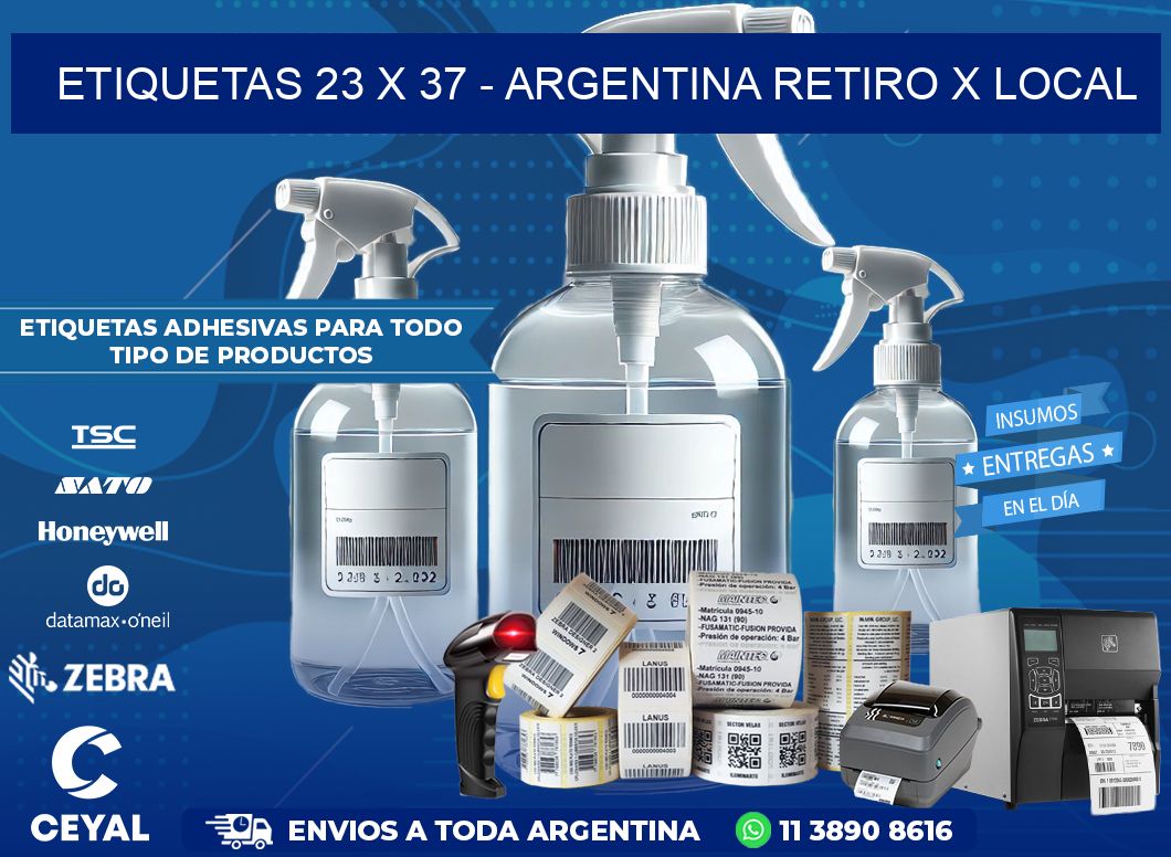 ETIQUETAS 23 x 37 – ARGENTINA RETIRO X LOCAL