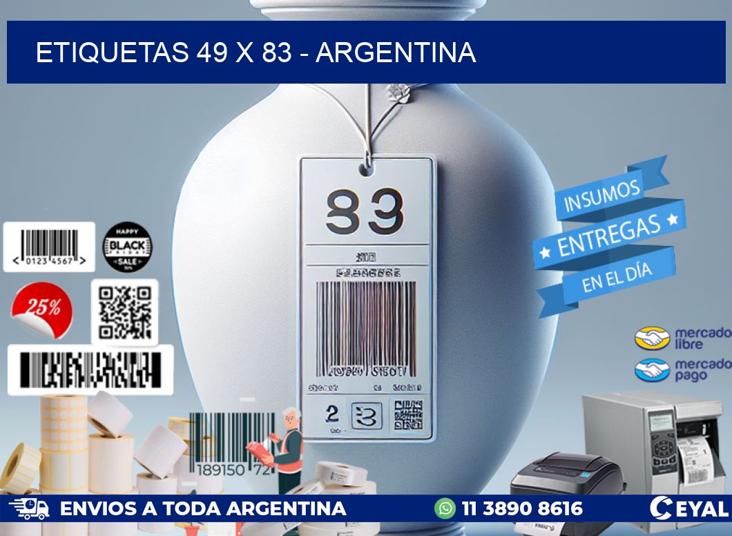 ETIQUETAS 49 x 83 - ARGENTINA