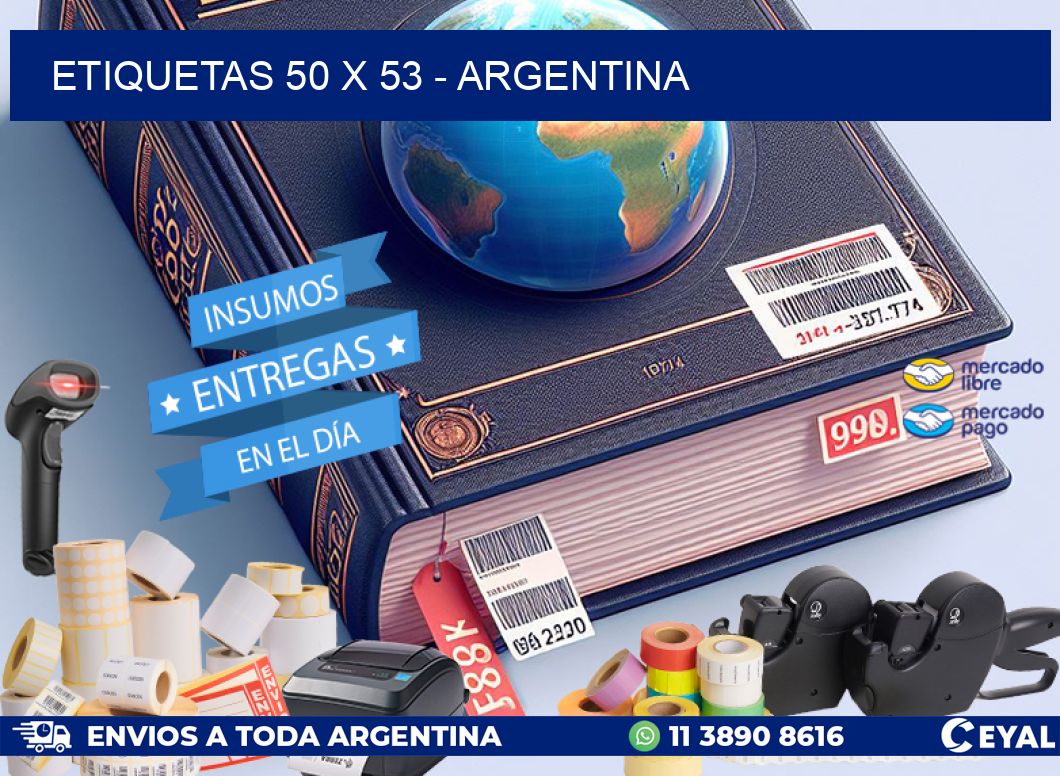 ETIQUETAS 50 x 53 - ARGENTINA