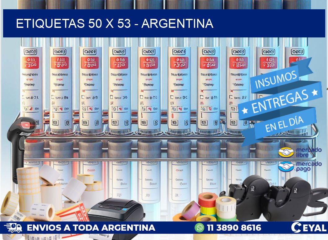 ETIQUETAS 50 x 53 - ARGENTINA