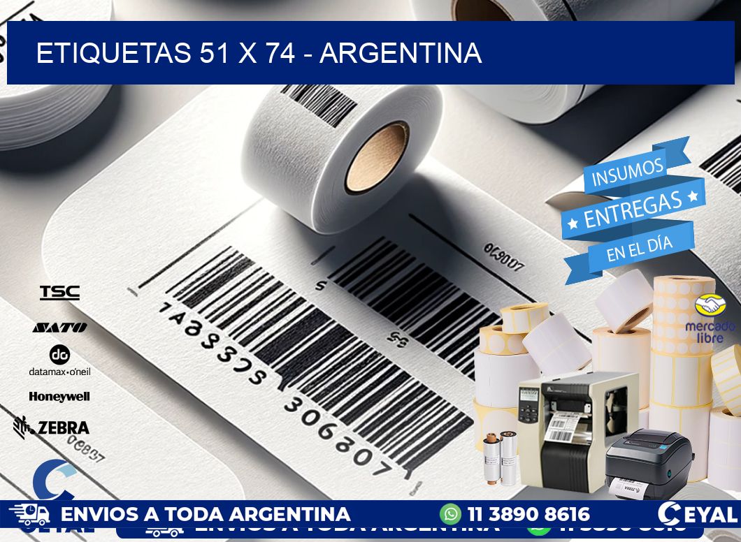 ETIQUETAS 51 x 74 - ARGENTINA