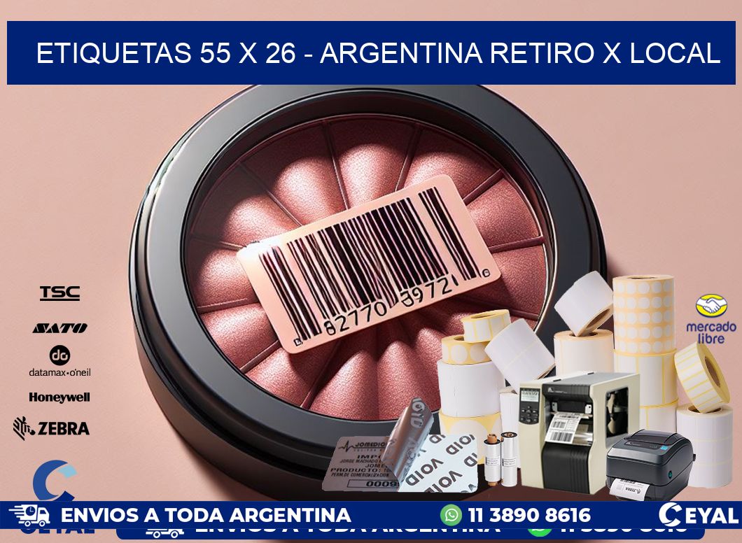 ETIQUETAS 55 x 26 – ARGENTINA RETIRO X LOCAL