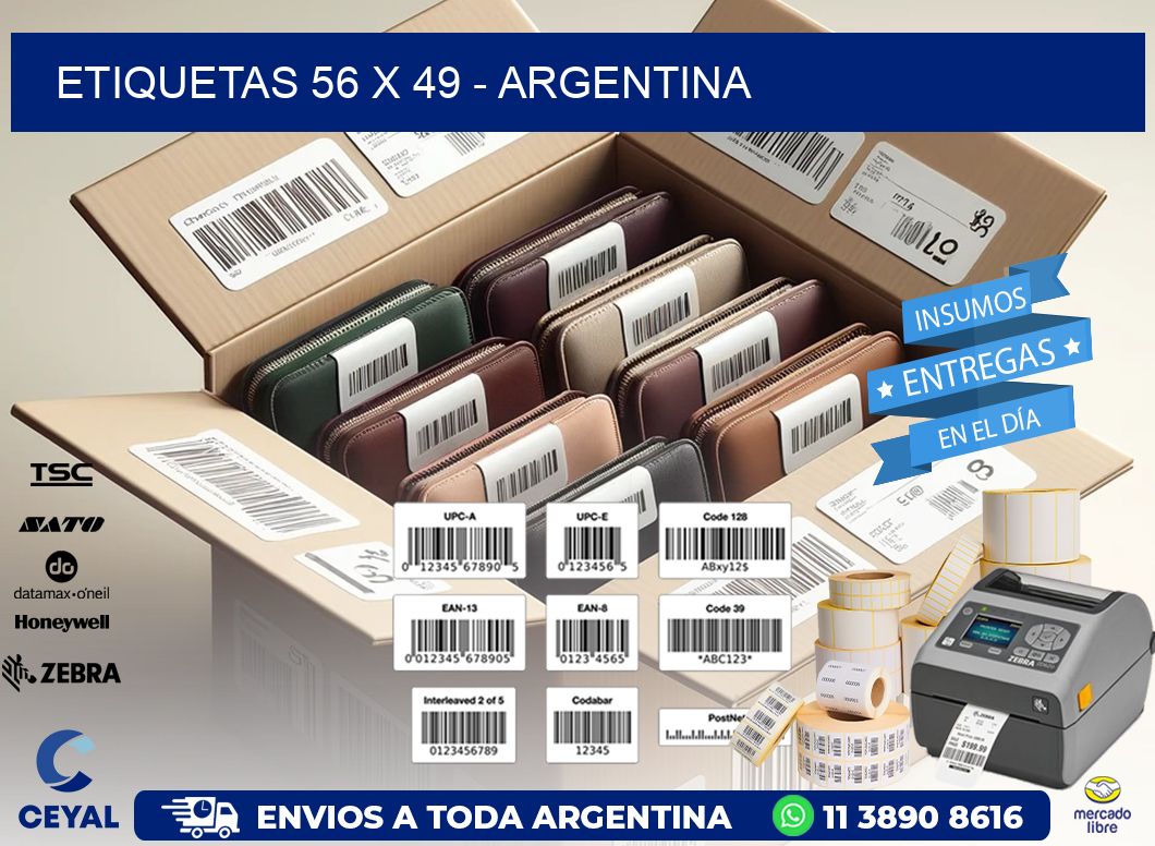 ETIQUETAS 56 x 49 - ARGENTINA