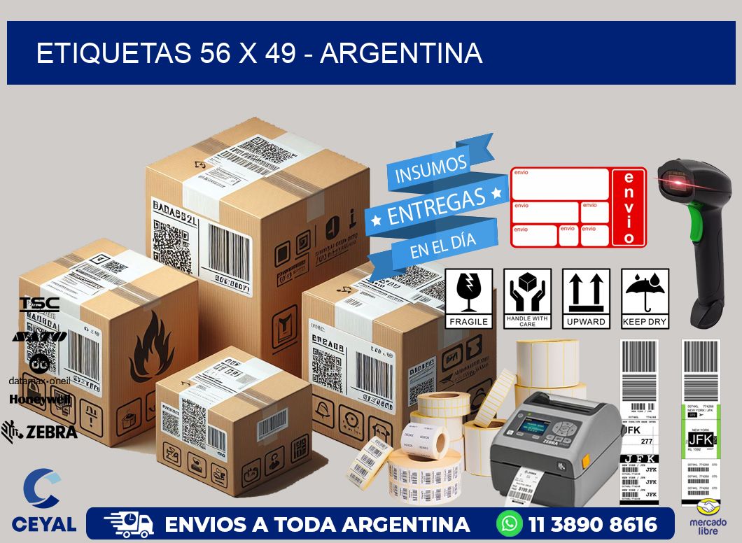 ETIQUETAS 56 x 49 - ARGENTINA