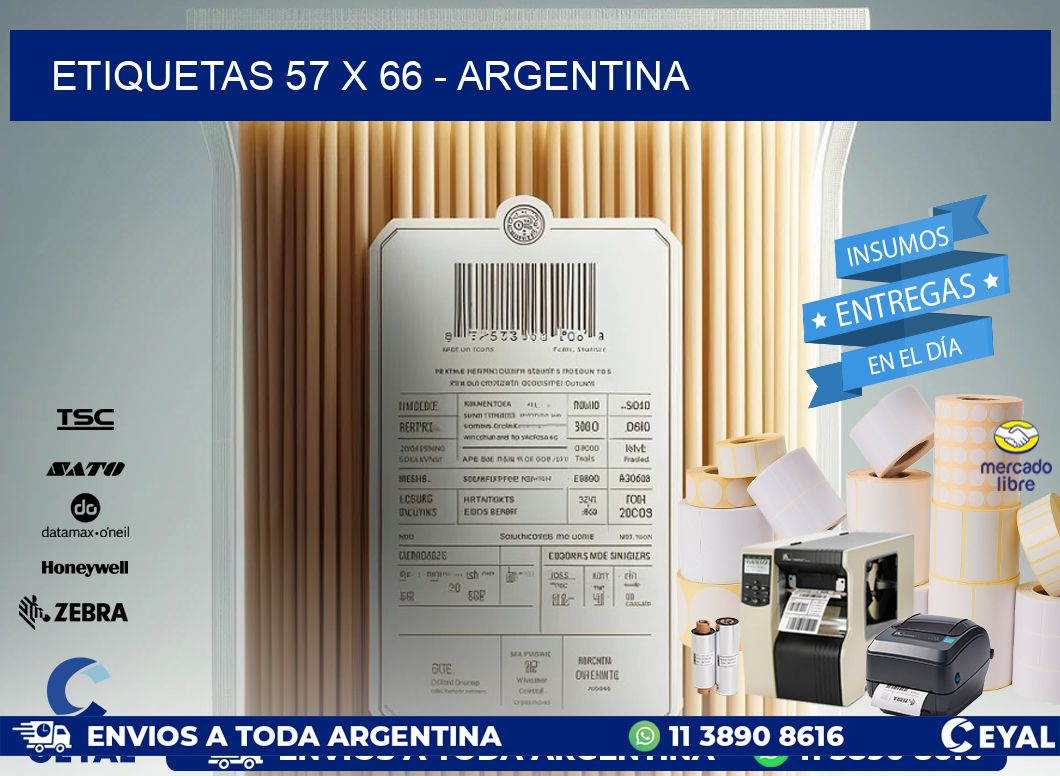 ETIQUETAS 57 x 66 - ARGENTINA