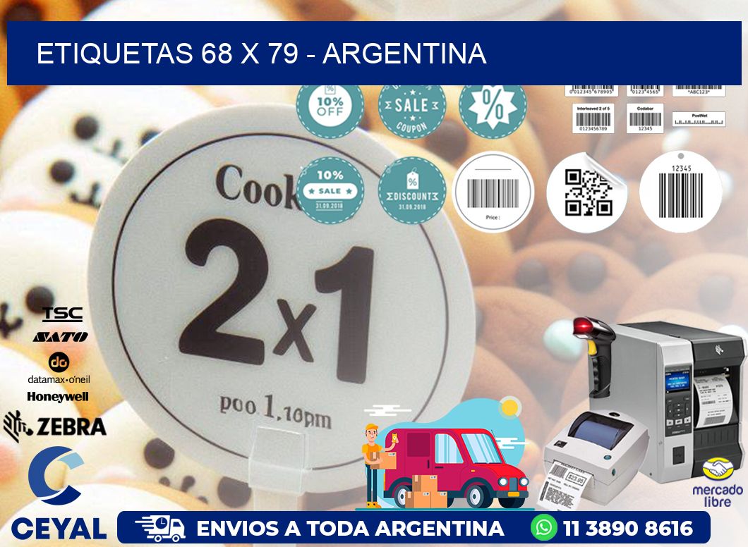 ETIQUETAS 68 x 79 - ARGENTINA