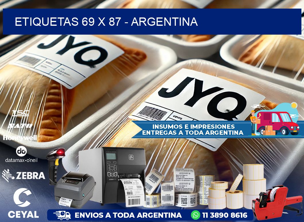 ETIQUETAS 69 x 87 - ARGENTINA