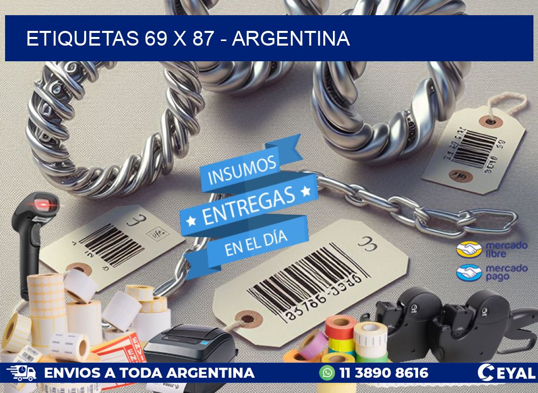 ETIQUETAS 69 x 87 - ARGENTINA