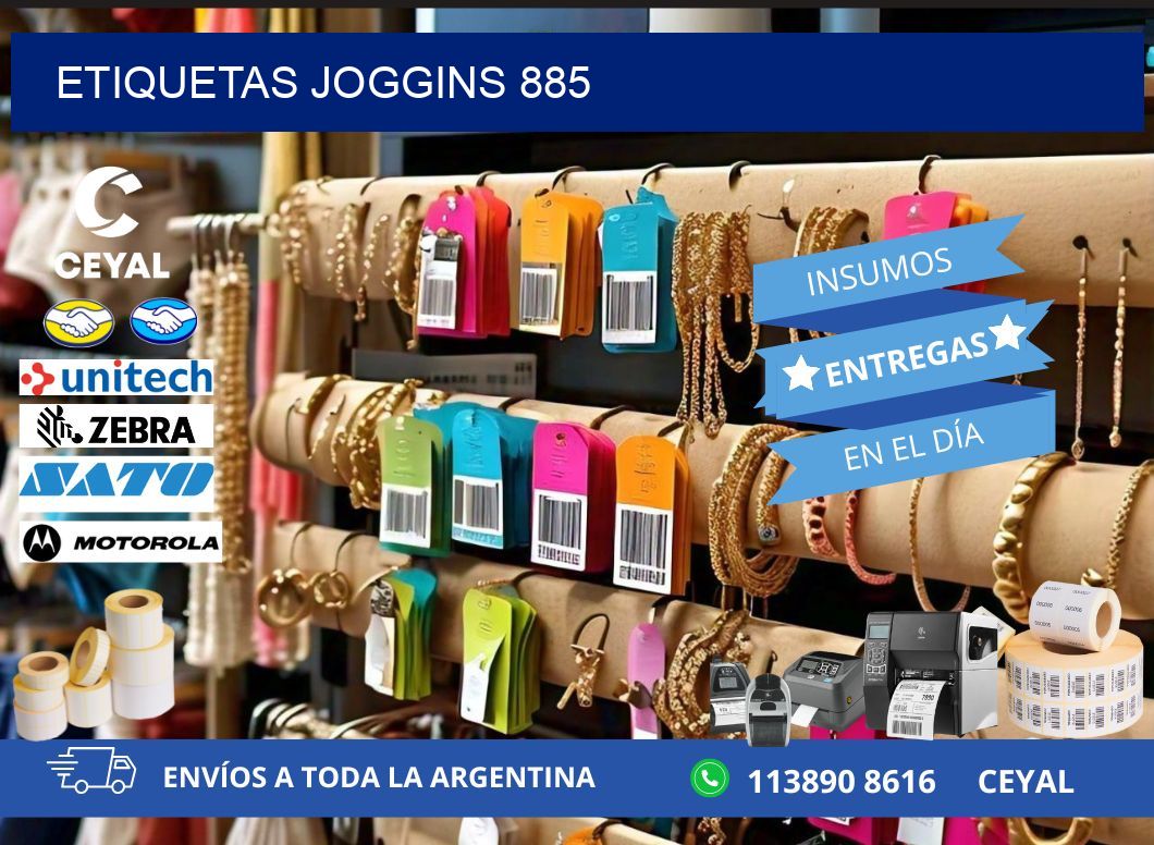 ETIQUETAS JOGGINS 885