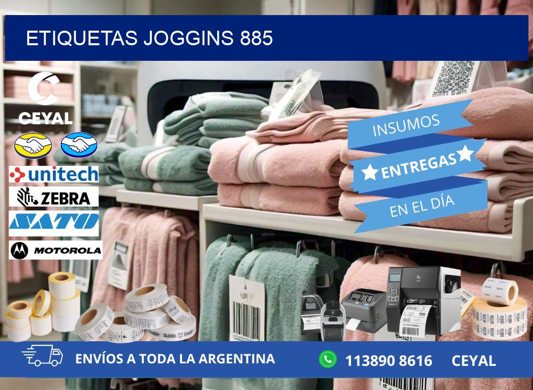 ETIQUETAS JOGGINS 885