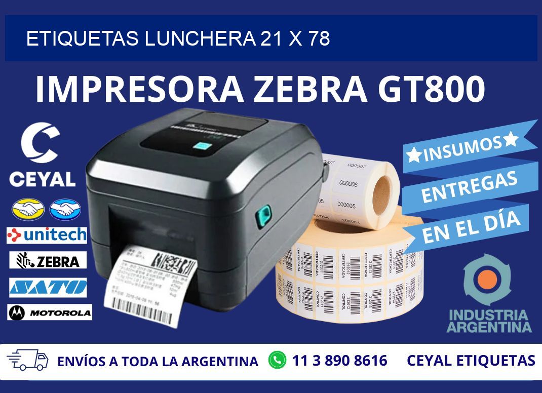 ETIQUETAS LUNCHERA 21 x 78