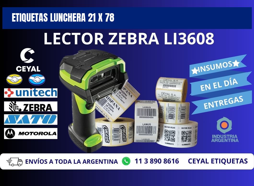 ETIQUETAS LUNCHERA 21 x 78