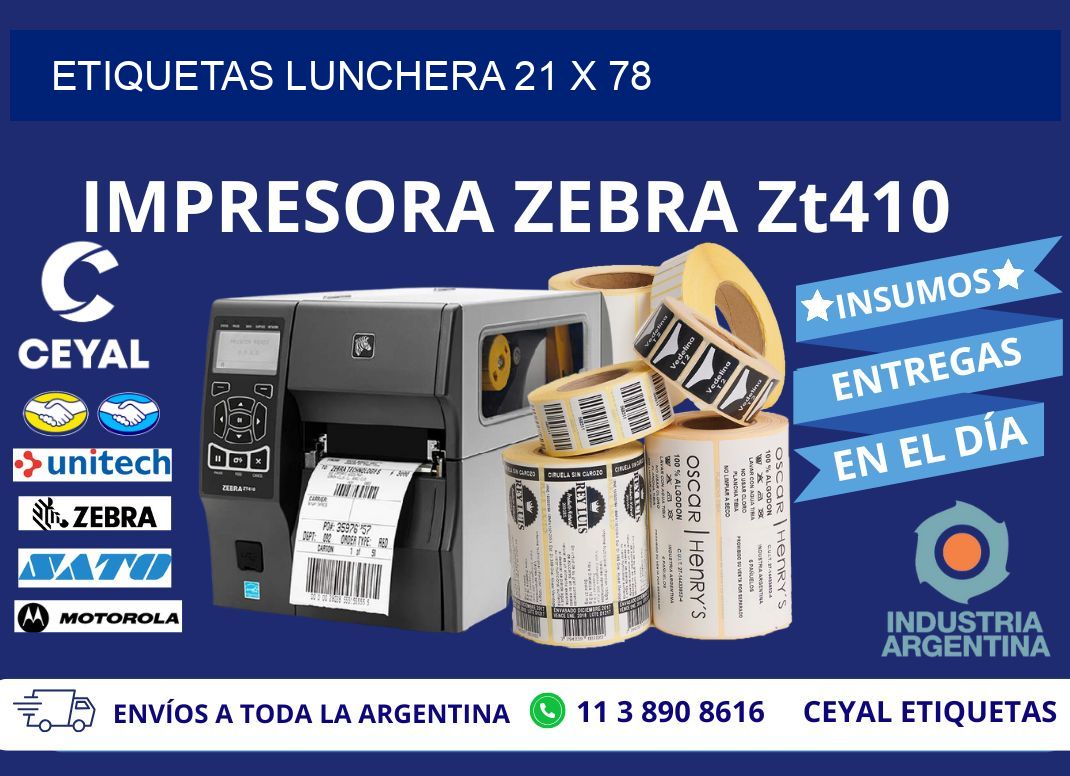 ETIQUETAS LUNCHERA 21 x 78