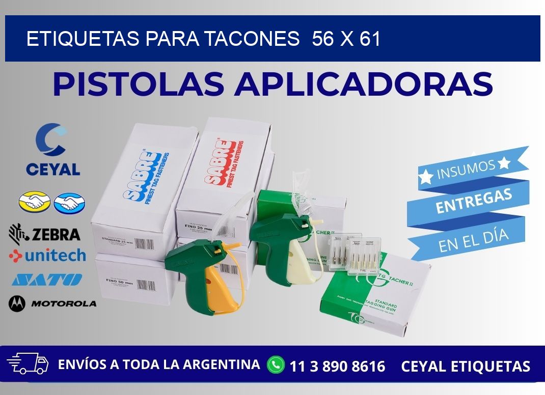 ETIQUETAS PARA TACONES 56 x 61