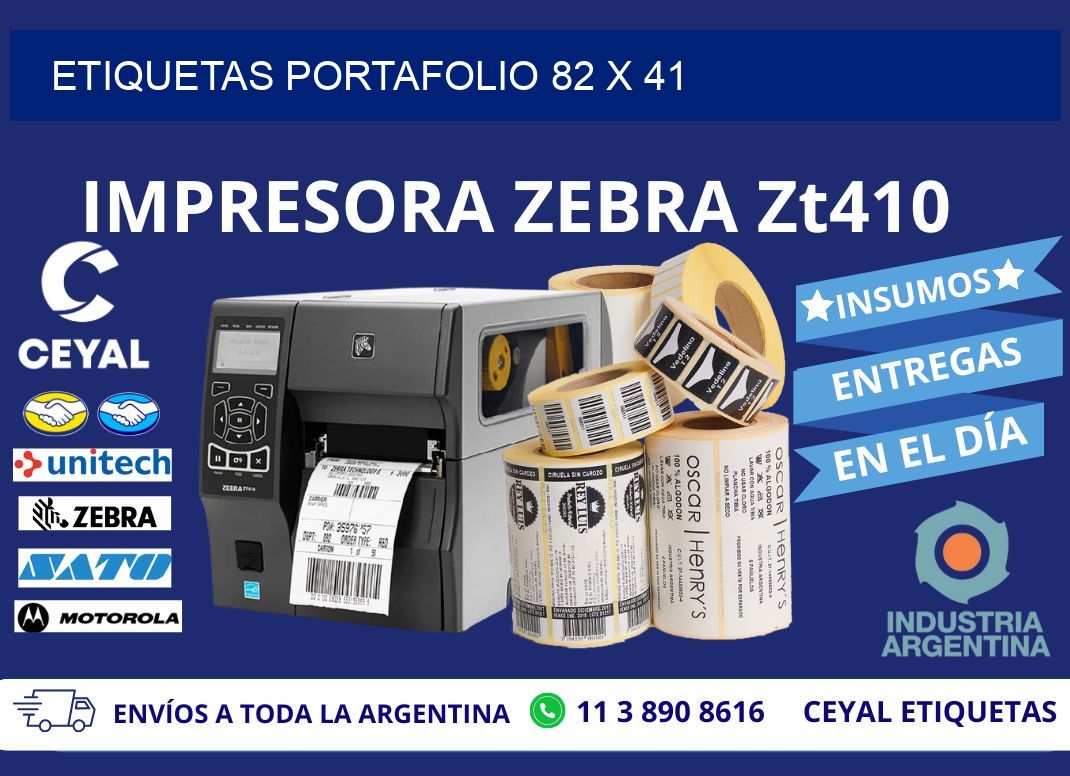ETIQUETAS PORTAFOLIO 82 x 41
