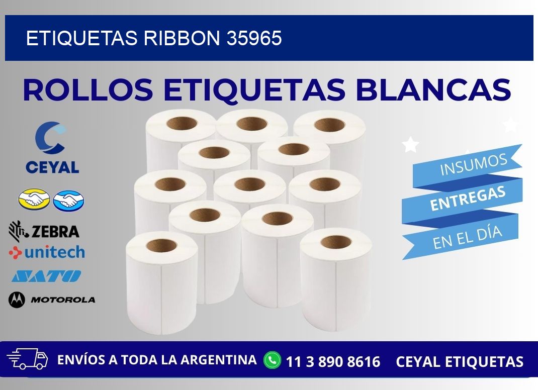 ETIQUETAS RIBBON 35965