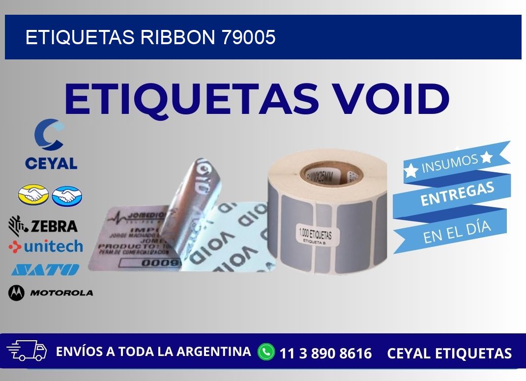 ETIQUETAS RIBBON 79005