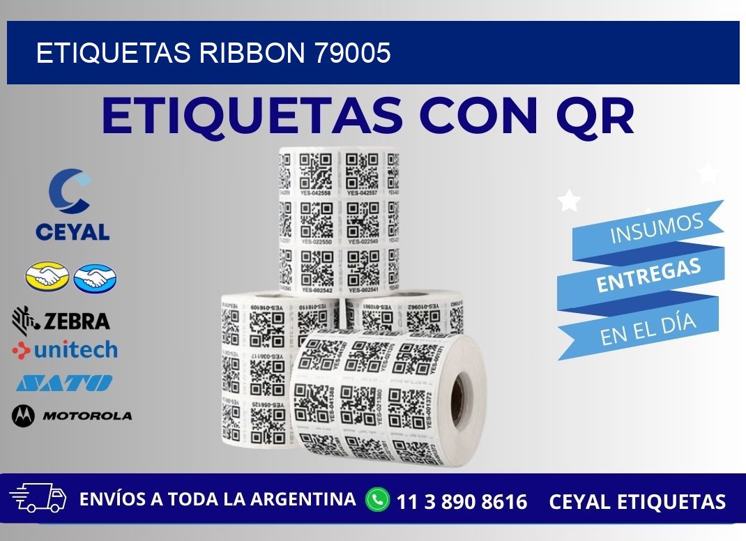 ETIQUETAS RIBBON 79005