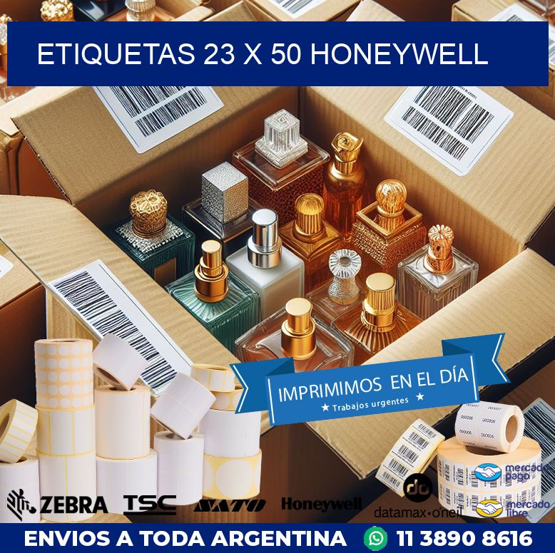 ETIQUETAS 23 x 50 HONEYWELL